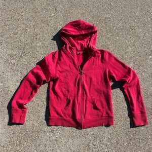 Vintage EDC By Esprit Cherry Red Zip up Sweater Size XS